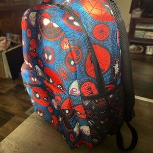 Spider-Man Themed Backpack - Red and Blue